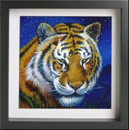 Painting of a Tiger on Canvas